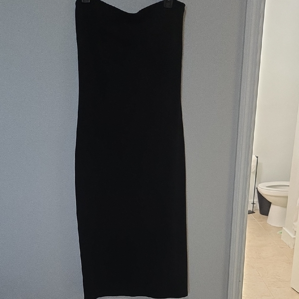GAP Elegant Black Strapless Dress